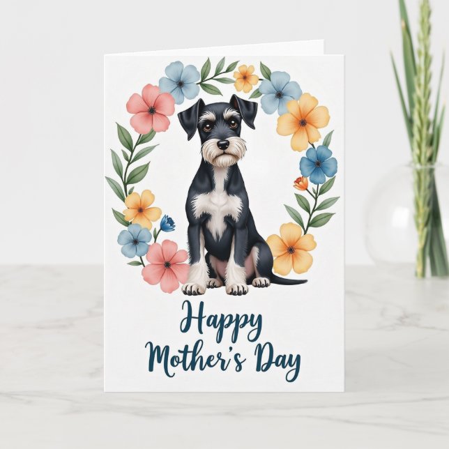 Happy Mothers Day Dog Mom Card (Front)
