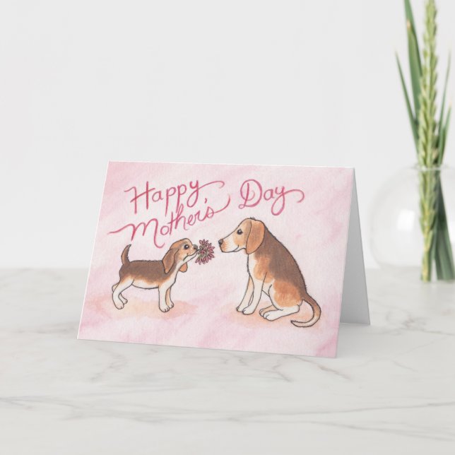 Happy Mother's Day Dogs Card (Front)