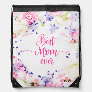 Happy Mother's Day Drawstring Bag