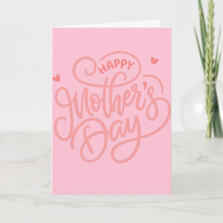 Happy Mother's Day duo pinks Card