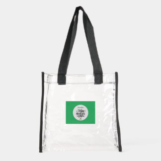 Happy Mother's Day Elegant Frogs Personalized Clear Tote Bag