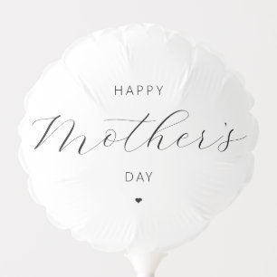 Happy Mother's Day Elegant Script Typography Balloon