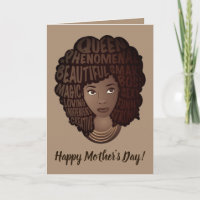 Happy Mother's Day, Encouraging Black Women, Brown