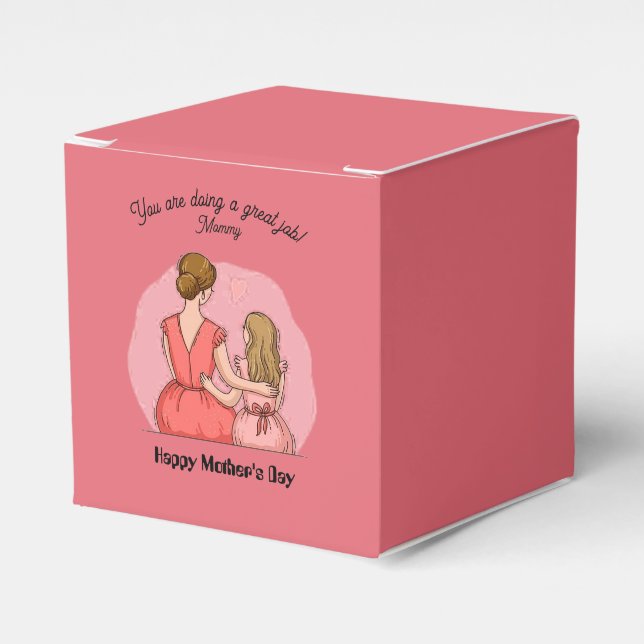 Happy Mothers Day Favor Boxes (Front Side)