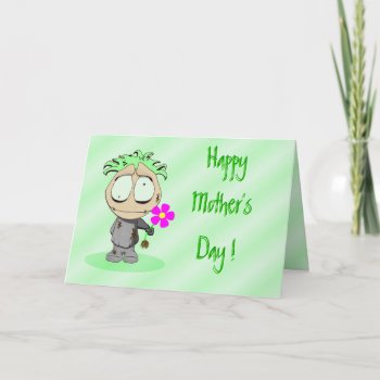 Happy Mother's Day Feat Lil Ralphie Card by cimmerrian at Zazzle