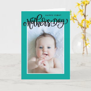 HAPPY MOTHER'S DAY First Mother's Day Add Photo Ca Card