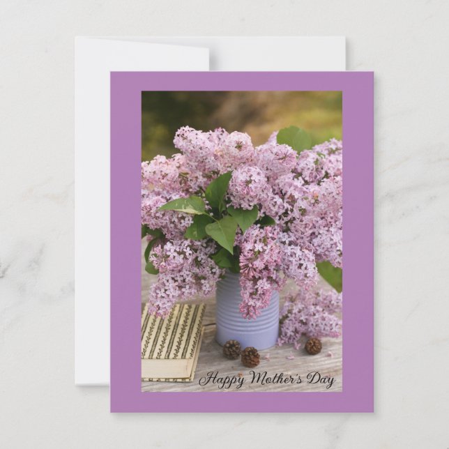 Happy Mother's Day Flat Greeting Card (Front)