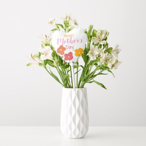 Happy Mothers Day Floral Blooms   Balloon