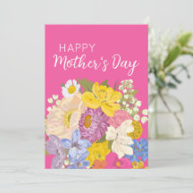 Happy Mother's Day Floral Blooms 