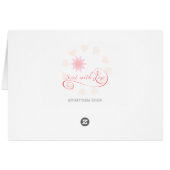 Happy Mothers Day Floral Gift Card (Back Horizontal)