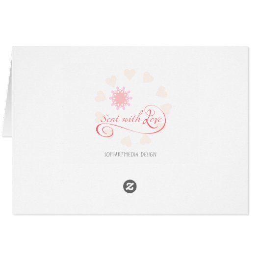 Happy Mothers Day Floral Gift Card (Back Horizontal)