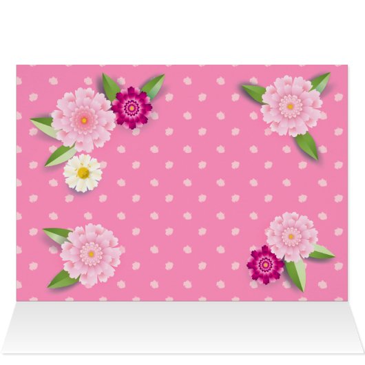 Happy Mothers Day Floral Gift Card (Inside Horizontal (Top))