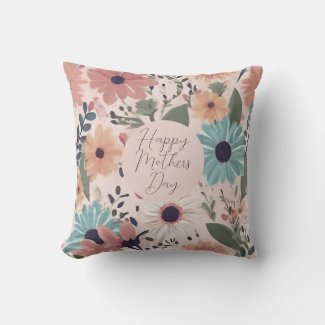 Happy Mothers Day Floral Mom Double Sided