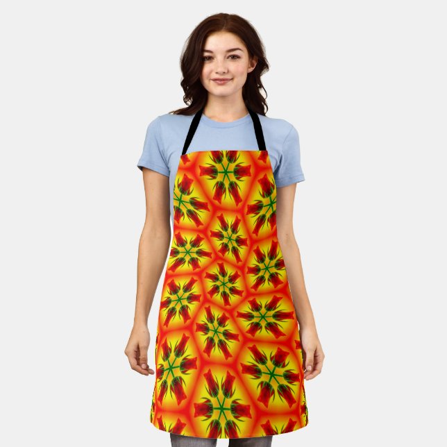 Happy Mother's Day Flowers Apron (Worn)
