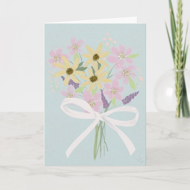 Happy Mother's Day flowers card (Front)