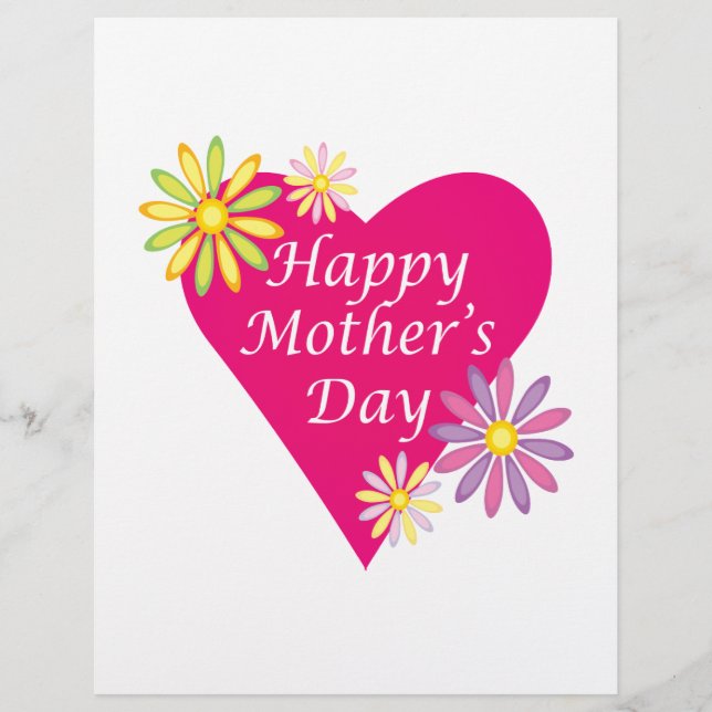 Happy Mothers Day Flyer (Front)