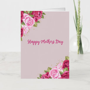 Happy Mothers Day Foil Greeting Card