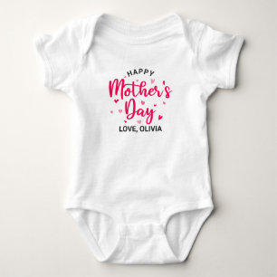 Happy Mother's Day for Baby Girl Bodysuit
