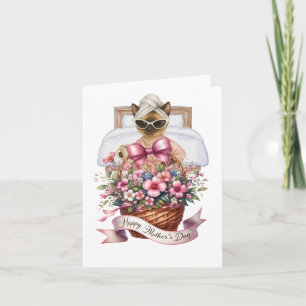 Happy Mother's Day for Siamese Cat lovers Holiday Card