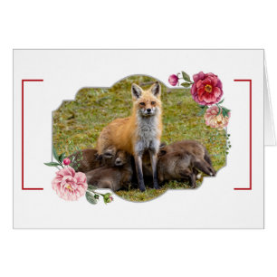 Happy Mother's Day, Foxes Cards