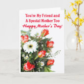 Happy Mothers Day: Friend and Mother Greeting Card | Zazzle