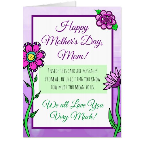 Happy Mothers Day from All Your Kids Card