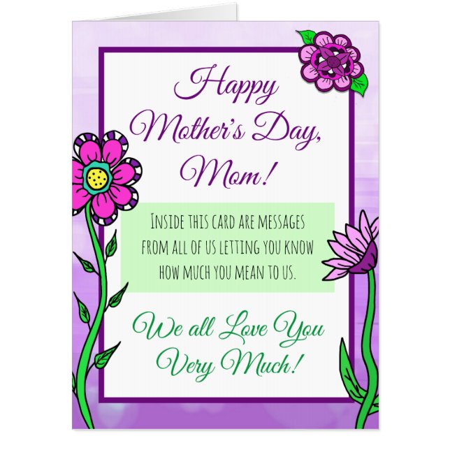 Happy Mother's Day from All Your Kids Card (Front)