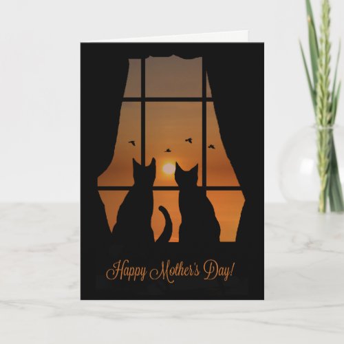 Happy Mothers Day from Cats Card