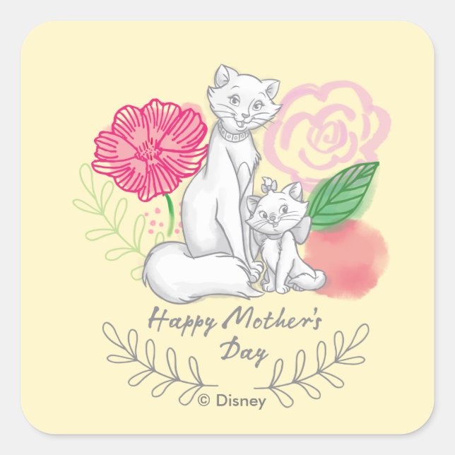 Happy Mother's Day From Duchess & Marie Square Sticker (Front)