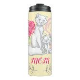 Disney The Aristocats Marie Bonjour Stainless Steel Tumbler | Holds 22 Ounces