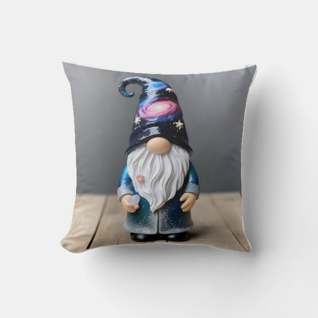 Happy Mother's Day from Gnome Throw Pillow (Front)