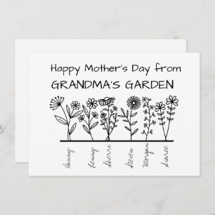 Happy Mother's Day from GRANDMA'S GARDEN Holiday Card