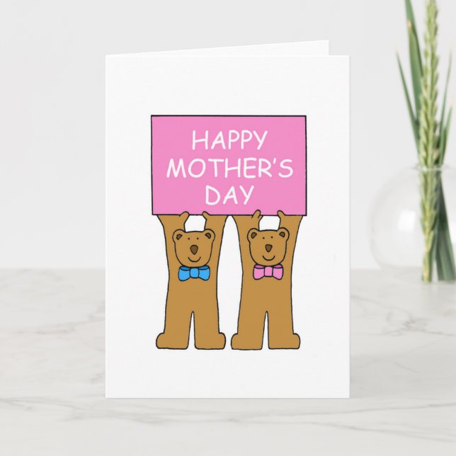 Happy Mothers Day from the Twins Card (Front)