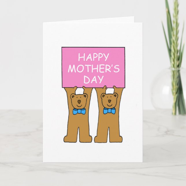 Happy Mothers Day from the Twins Card (Front)