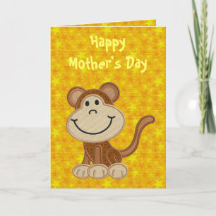 Happy Mothers Day from your Little Monkey Card
