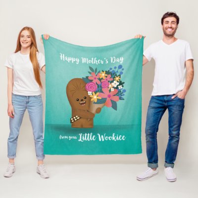 Happy Mother's Day From Your Little Wookiee Fleece Blanket