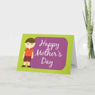 Happy Mother's Day from your son Card