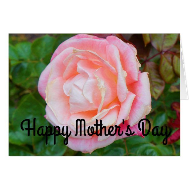 Happy Mother's Day Gemini Rose #1 Card (Front Horizontal)