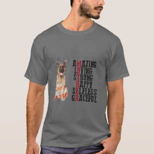 Happy Mother's Day German Shepherd Dog Mom Dog Mot T-Shirt