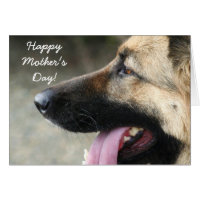 Happy Mother's Day German Shepherd Greeting Card