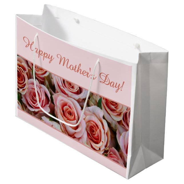 Happy Mother's Day gift bag (Front Angled)