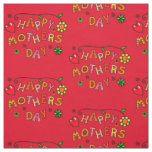 Happy Mother's Day Gift Fabric