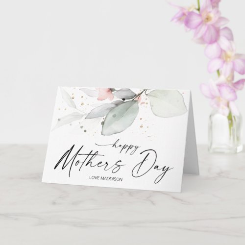 Happy Mothers Day Gift for Mom Best Mom Ever Card