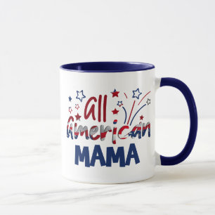 happy mother's day gift idea all american mom mug