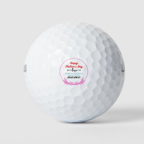 happy mothers day gift idea golf ball