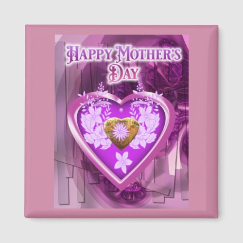 Happy Mothers Day Gift Magnet