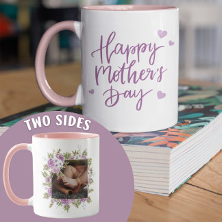 Happy Mothers day gift Purple personalized Coffee Mug