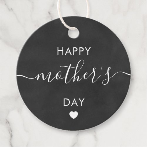 Happy Mothers Day Gift Tag Mom Tag Chalkboard Favor Tags