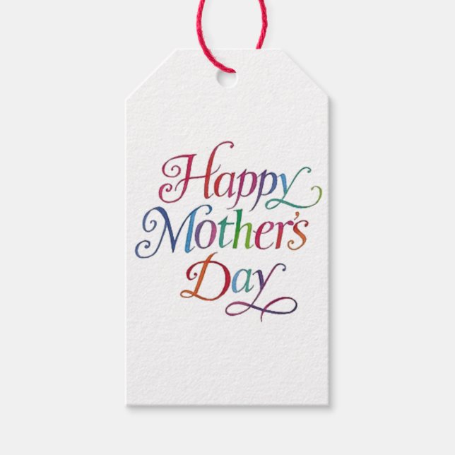 Happy Mother's Day Gift Tags (Front)