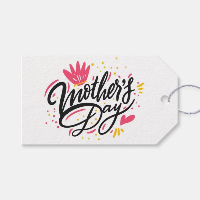 Happy Mothers Day Gift Tags (Front (Horizontal))